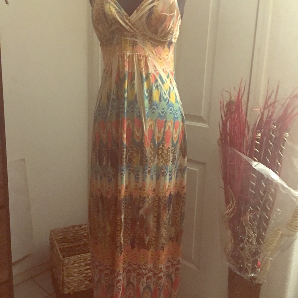 Print dress size XL